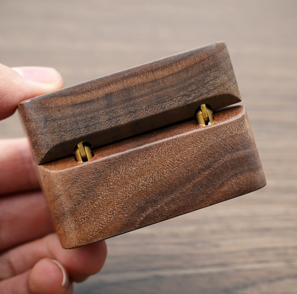 Compact Wooden Ring Keeper